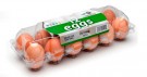 Eggbokser 1x12 i klar plast til hønseegg - 80 stk. thumbnail